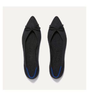 Rothy's Black The Point flat Size 9